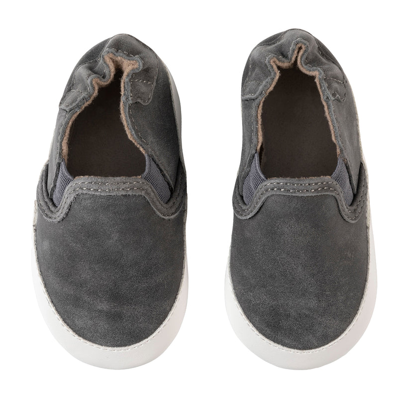 Robeez - Soft Soles - Liam Grey Leather