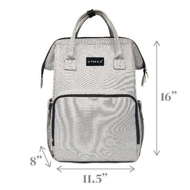 Stonz - Core - Diaper Backpack - Light Grey