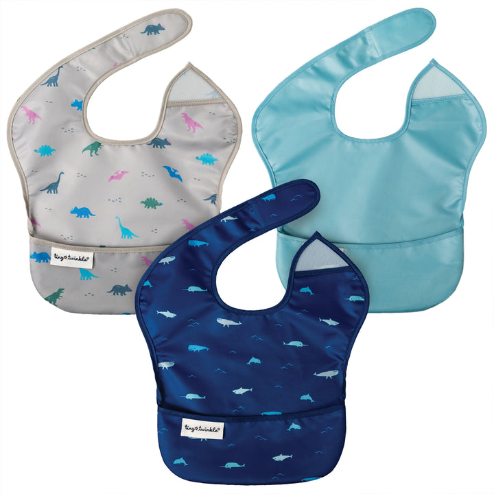 Tiny Twinkle - Mess-proof Easy Bib 3PK