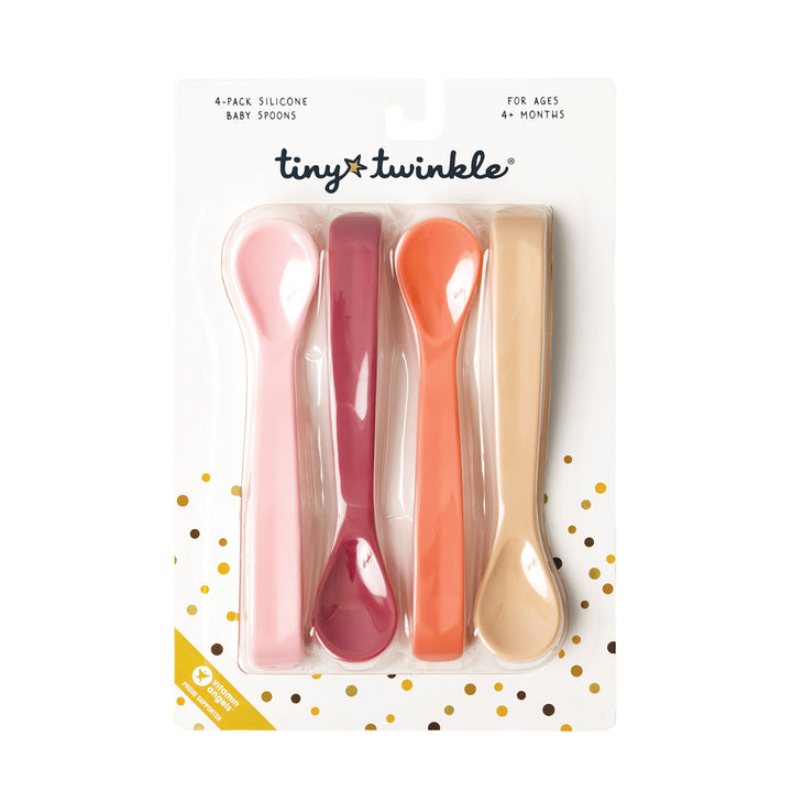Tiny Twinkle - Cuillère en silicone 4PK