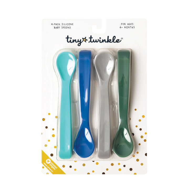Tiny Twinkle - Silicone Spoon 4PK