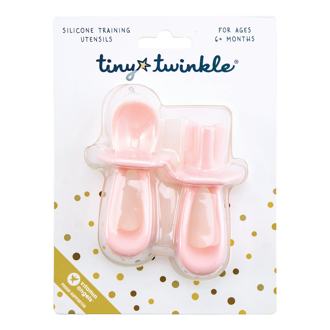 Tiny Twinkle - Ustensiles d'entraînement en silicone