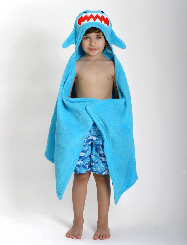 ZOOCCHINI - Kids Plush Terry Hooded Bath Towel 2Y+