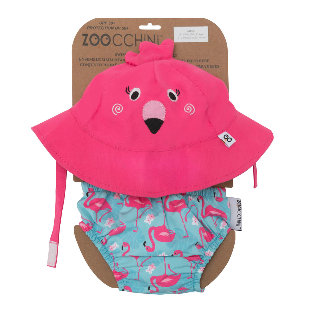 ZOOCCHINI - UPF50+ Swim Diaper + Sun Hat Set